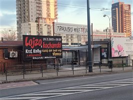 Pútač na Trhovisko Miletičova